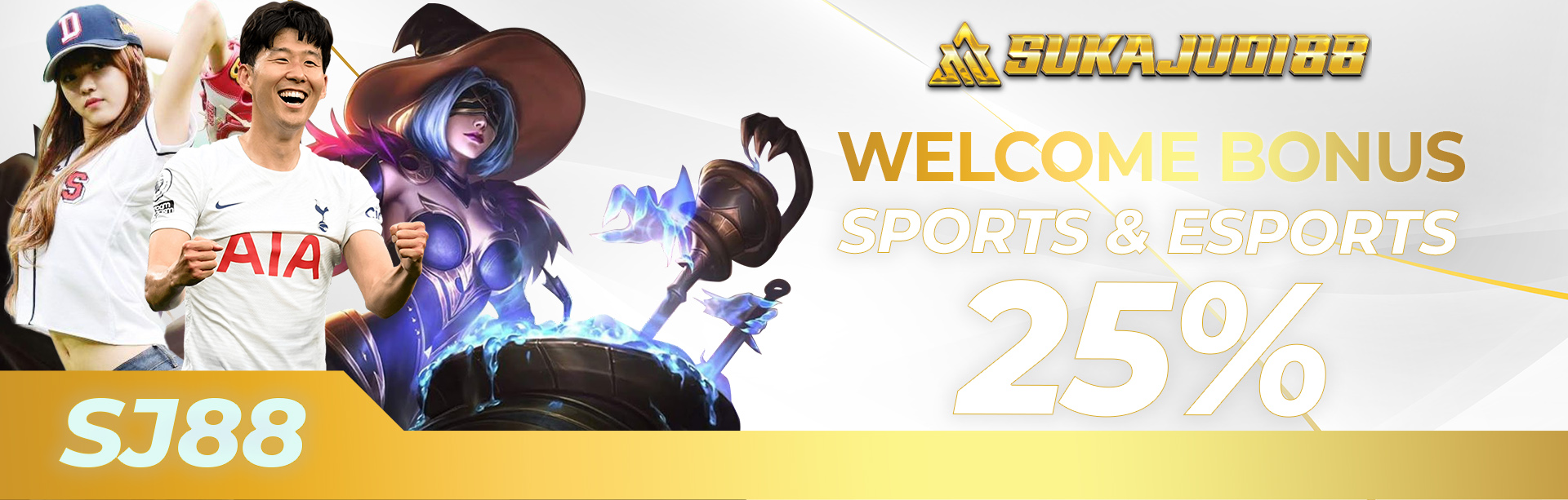 WELCOME BONUS SPORTS 25%