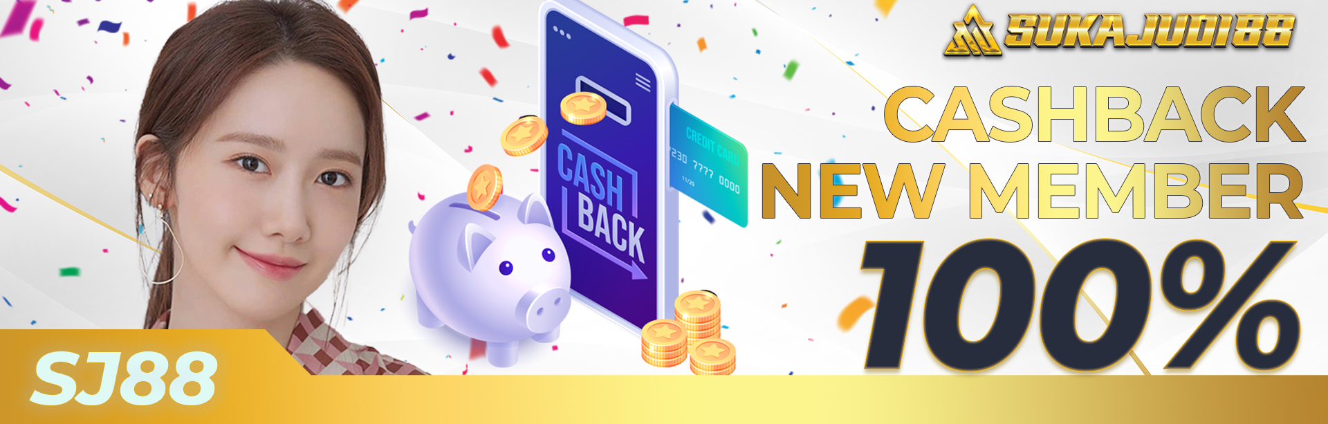 CASHBACK 100% NEW MEMBER