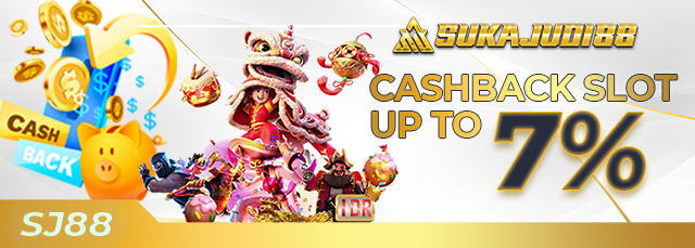 CASHBACK MINGGUAN SLOT UP TO 7%