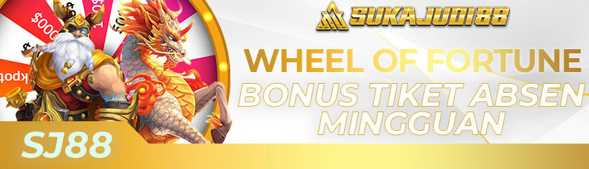 BONUS WHEEL OF FORTUNE ABSEN MINGGUAN